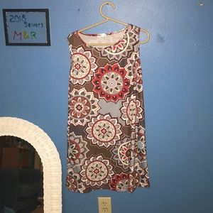 2 Floral dresses; and one boho style w/pockets